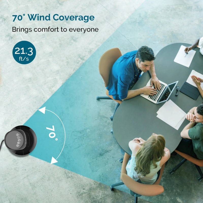 Dr. Prepare 33" Oscillating Tower Fan with 3 Speeds