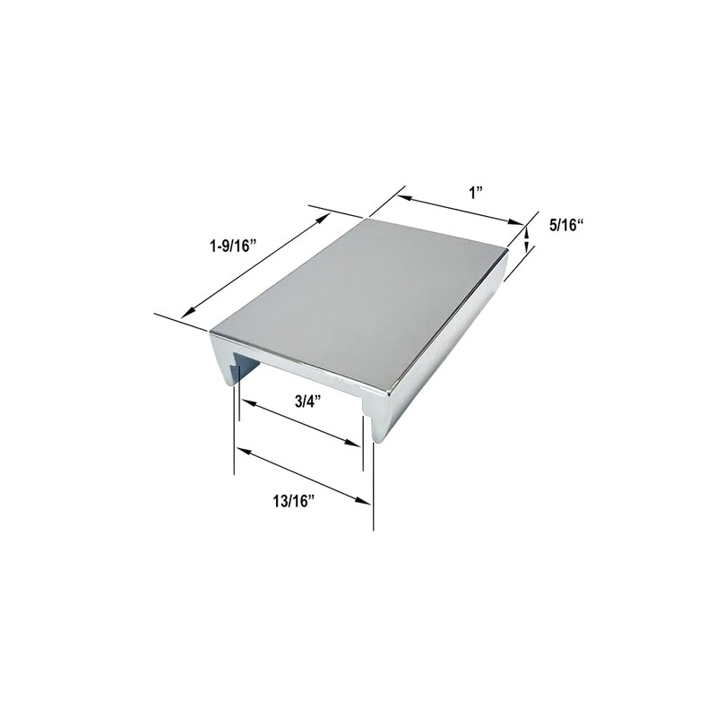 Gordon Glass® Wall Jamb Cap for Pivot and Hinge Shower