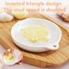 Garlic Grater, Ceramic Grater with Brush, Ceramic Ginger Grater, Smooth