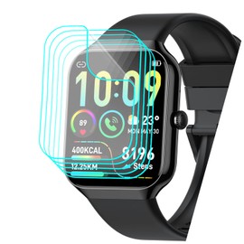 Futanwei [5 Pack] for Togala Smart Watch P99 Screen Protector Togala P99 Screen Protector PET Film [Case Friendly][Anti-Scratch][Bubble Free] Designed for Togala P99 Smartwatch Screen Protector