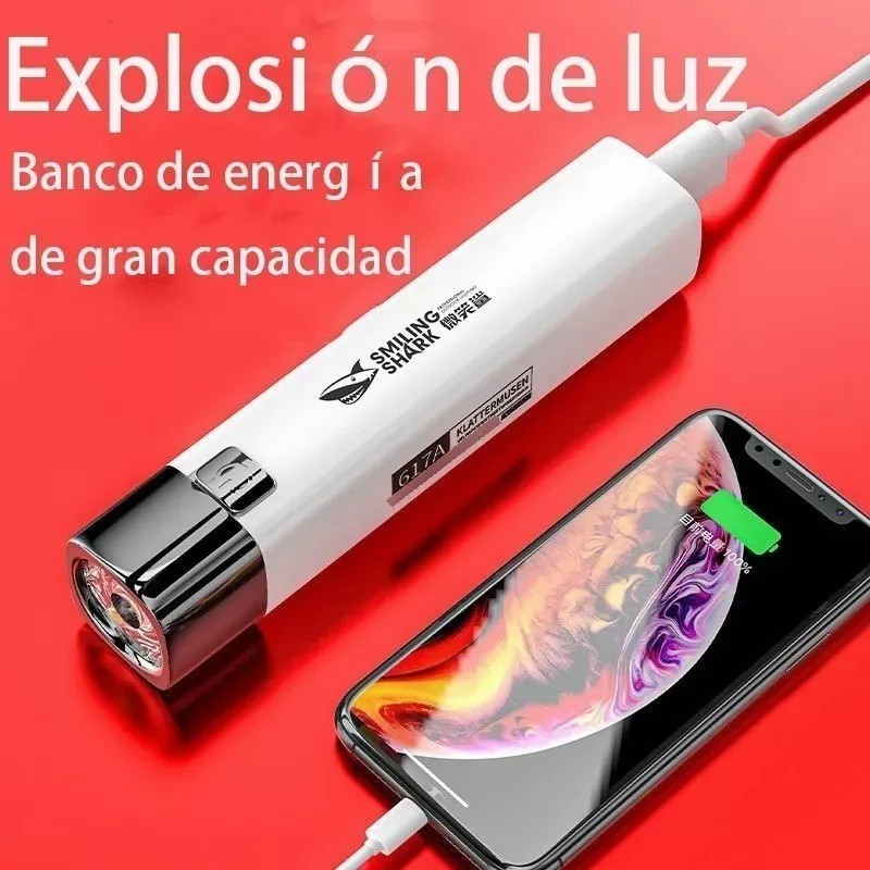 Dolores Lampara Led Recargable Linterna Fuente Alimentación Emergenc