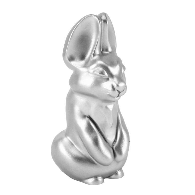 Rabbit Sculpture Smoothly Resin Rabbit Statue Decorative Exquisite Bunny Figurine