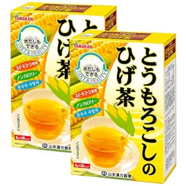 Yamakan Kampo Seiyaku Corn Silk Tea Bag Healthy Drinks (20 Tea Bags) 160g (Pack of 2)