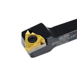 SHARS 3/8" x 3/8" RH Indexable Cutting Tool Universal External Threading Tool Holder 404-1978 P]
