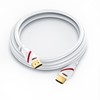 CSL- Ultra HD 4K HDMI Cable White/Red/Black V2 White