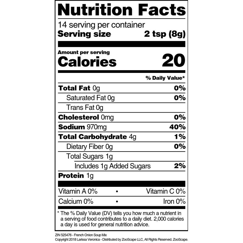French Onion Soup Mix (4 oz, ZIN: 525476) - 3