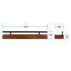 Ripple Creek Floating Shelf Spice Rack - Multipurpose Pantry, Kitchen