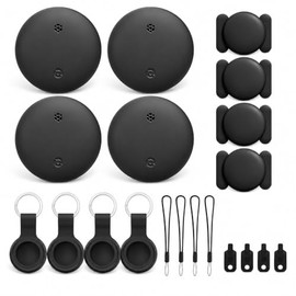 RVFRGRD Paquete de 4 Rastreador GPS Tracker,Localizadores GPS Compatible con Apple Find My App (Compatible con iOS,Compatible con Android Localizador 