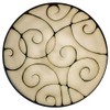 Pfaltzgraff Black Scroll Salad Plate