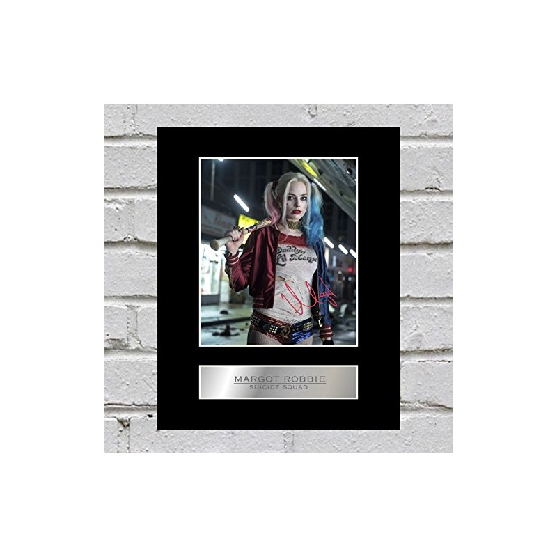 Margot Robbie Signed Mounted Photo Display Suicide Squad