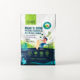 Bugs Dog Vegan Formula 1.2kg + Samples (30g x 2ea) Complimentary) / 벅스독 비건포뮬러1.2kg+샘플(30gx2개 증정)