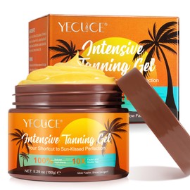 Shine Brown Tanning Cream 5.25,Fl Oz, Faster & Longer-lasting Tan Accelerator Lotion, Soft Brown Intensive Tanning Luxe Cream for Sunbeds & Outdoor Sun,Dark Tanning Oil Achieve a Natural Tan Skin