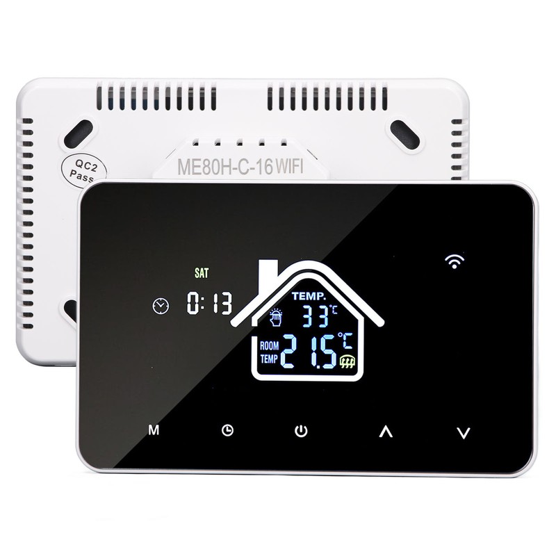 Floor Heating Thermostat 16A 4.3 Inch Touch Screen High Accuracy