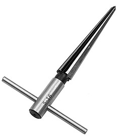 Tapered Reamer Bridge Pin Hole Handheld T Shape Tapered Drilling Tool Tapered Straight Flute Pipe Chaser Reaming Tool
