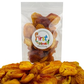 FirstChoiceCandy Fancy Dried Peaches, Natural, Sweet, and Healthy Snack, No Sugar Added, In Resealable Bag (2 Pound (Pack of 1))