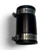 Aqua Universe 1.25" Flexible Rubber Connector 50x50x90mm with Hose Clips