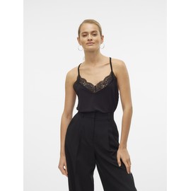 Vero Moda Women's Sleeveless Top, Lace, black, s