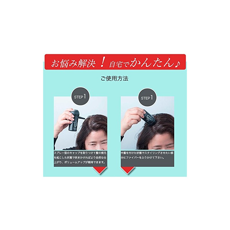 Hair Shanty Up Fiber Body Set of 2 (Black)
