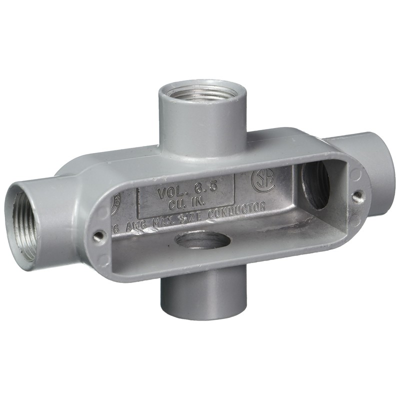 Killark OX 2 X Type Conduit Body, Aluminium, 3/4" Hub,