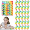 Pack of 30 Soft 2B Erasers, Rainbow Erasers, Rubber Erasers