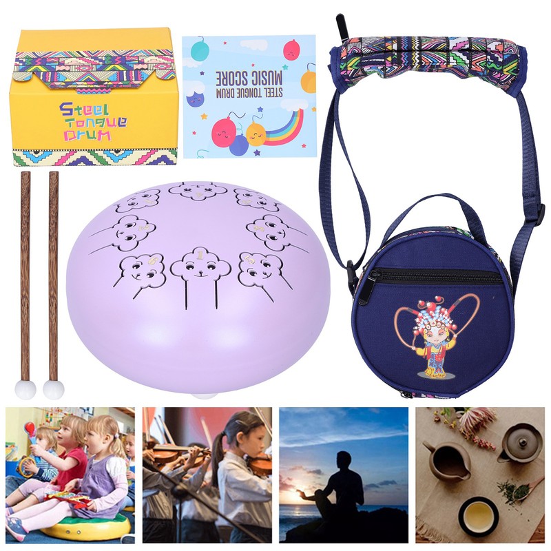 SLADE Steel Tongue Drum Handheld Cartoon Percussion Beginner Music Lover