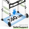 Delog Folding Walker for Senior - Platform Walker with 5’’