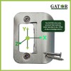Gator Door Strike Plate with Screws, – 2-1/4" by 1-3/4"