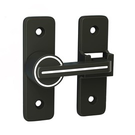 Luminous Door Bolt Stainless Steel, 180° Deadbolt Lock, Lock Bolt with Screws, Small Sliding Latch, Padlock Locks Suitable for All Interior and Exterior Doors (180°)