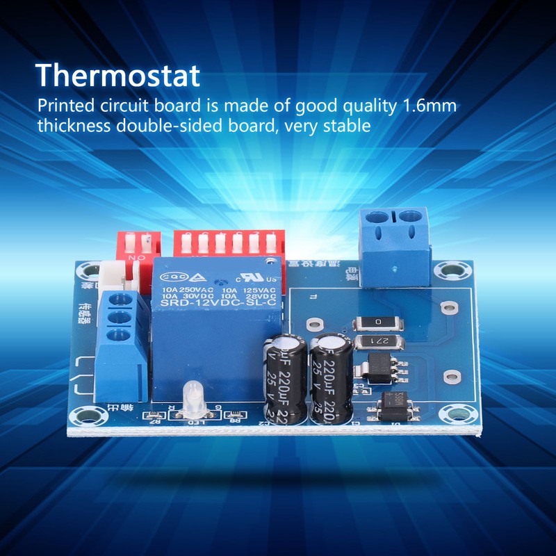 Temperature Control Switch Module Adjustable Dial Code Heating Cooling Thermostat