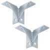 heneng 2 Pcs Wing Shaped Fitting for 1-5/8" Strut Channel,