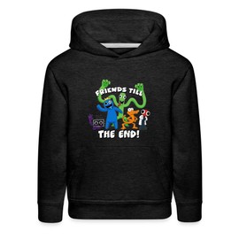 Rainbow Friends - Till the End! Hoodie (Kids, Charcoal Grey, 16-20)