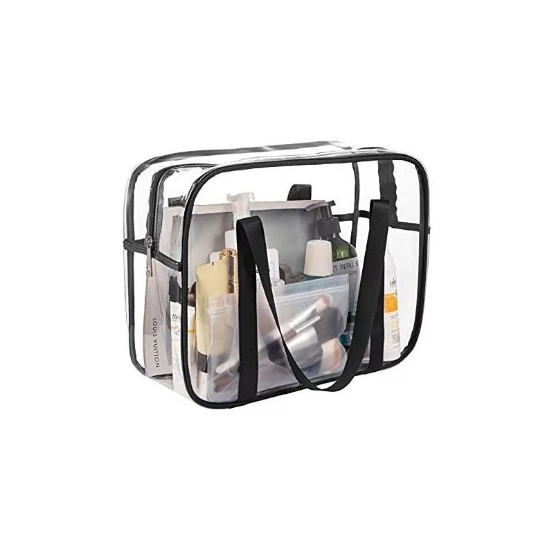 ONEGenug Neceser Transparente Onegenug, Bolsa De Cosméticos Gruesa Y