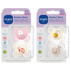 MAM Perfect Start 0-2 Pack of 4 Pink
