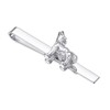 Asienice Wolf Tie Clip, Silver Tie Clip for Gentlemen Wedding,