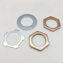 43521-60011 Front Axle Hub Spindle Lock Nut Washer Kit for Toyota 4Runner 2.4L 3.0L 1984-1995