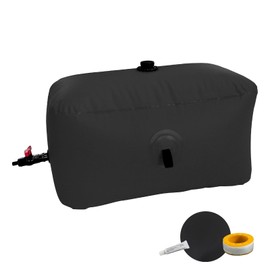 Large Capacity Water Storage Bladder 125L/33Gal Portable Water Tank Foldable Soft Water Bag for Gardening, Drought Resistance, Fire Prevention, Emergency Water, Agricultural Irrigation