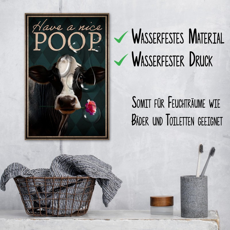 Have A Nice Poop Sign Funny Gift Idea for Toilet