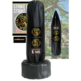 SHIHAN POWER SPORTS Boxing Bag Cover Strike First No Mercy 5-6ft & 24inch Diameter Large Bag punch bag Outdoor/Indoor Protection for your boxing Bag, Ideal for freestanding boxing bags