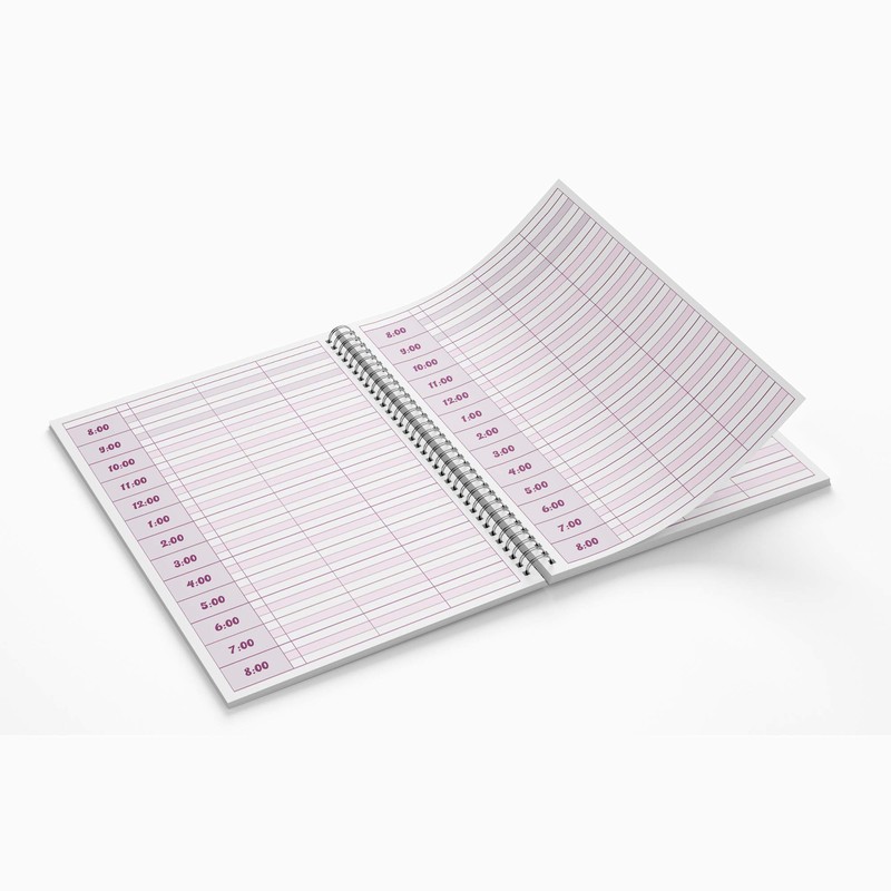 Appointment Book 1 Year 52 Week Diary Beauty Salon Therapist