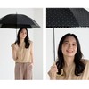 [2025] Wpc. Parasol Light Shielding Dot Flower Point Mini Black