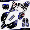Factory EFX Gray & Blue Savage Racing Camo Graphics kit