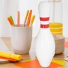ULTNICE White Bowling Shaped Piggy Bank - Creative Unbreakable Coin