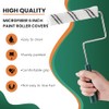 Paint Roller Covers, 20 Pack 6 Inch Microfiber Paint Roller
