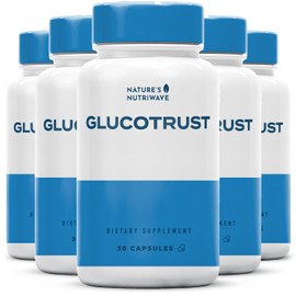 Nature’s NutriWave Glucotrust Capsules Supplement, Original Formula, 100% Natural Herbal Blend, Gymnema sylvestre, Chromium, Licorice | 30 Capsules, 6 Month Supply