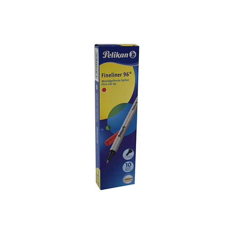Herlitz Pelikan Fineliner 96® Blue, Pack of 10 in Box