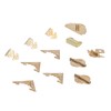 Brass Jewelry Box Corner Protector Hardware Accessories Ornament for Wooden
