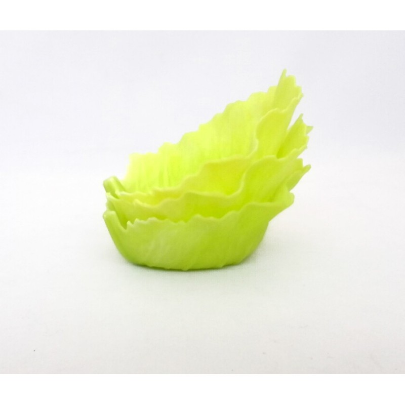 Shinkatec Antibacterial Bento Cup Veggie Cup L Lettuce, 3 Pieces