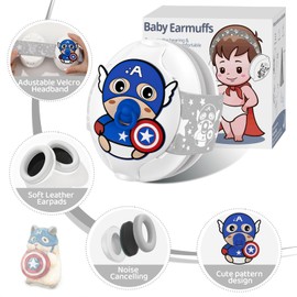 Labeopuwu Baby Headphones-Infant Ear Protection for Babies 0-36 Months,25dB NRR Baby Noise Cancelling Earmuffs for Improves Sleep, Ideal Baby Travel Essentials for Airplane/Sleep/Outdoor