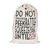 Abbott Collection Large Do Not Shake Gift Sack, 19 x