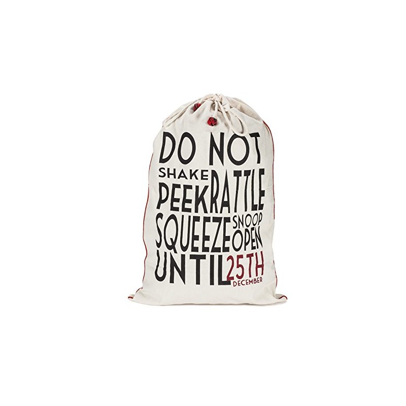 Abbott Collection Large Do Not Shake Gift Sack, 19 x